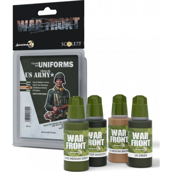 Scale75 Scale 75: US Army 1944-1945 Paint Set 14266467 8435635308344