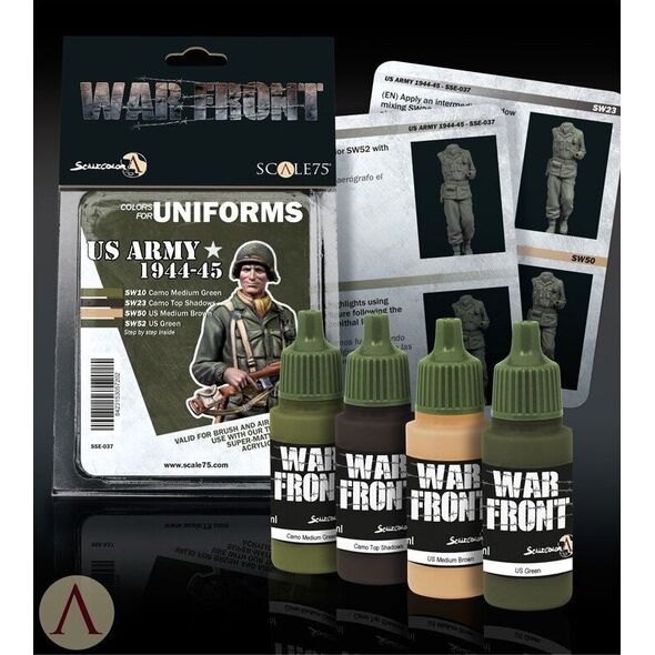 Scale75 Scale 75: US Army 1944-1945 Paint Set 14266467 8435635308344