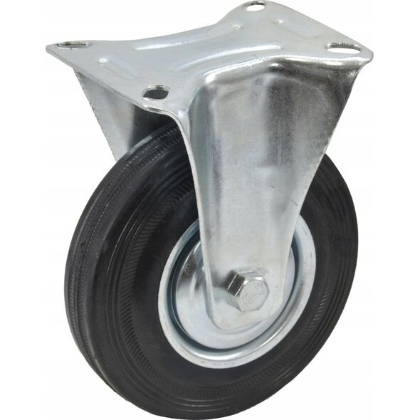 AWTools AWTOOLS ΣΤΑΘΕΡΗ ΤΡΟΧΑ ΜΕ ΜΑΥΡΟ ΛΑΣΤΙΧΟ 100mm 14398805 5903678623432
