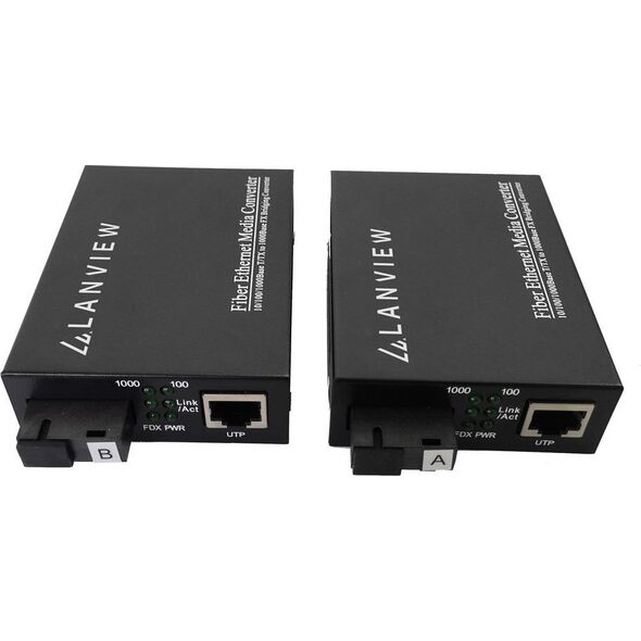 Lanview LVN-MED-SC-1000BASE-X-2 konwerter sieciowy