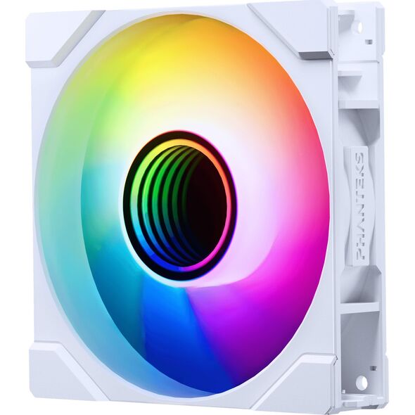 PHANTEKS M25 Gen2 PWM D-RGB Lüfter - Reverse Blade, 120mm, weiß