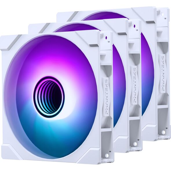 PHANTEKS M25 Gen2 PWM D-RGB Lüfter, 3er-Pack - 140mm, weiß