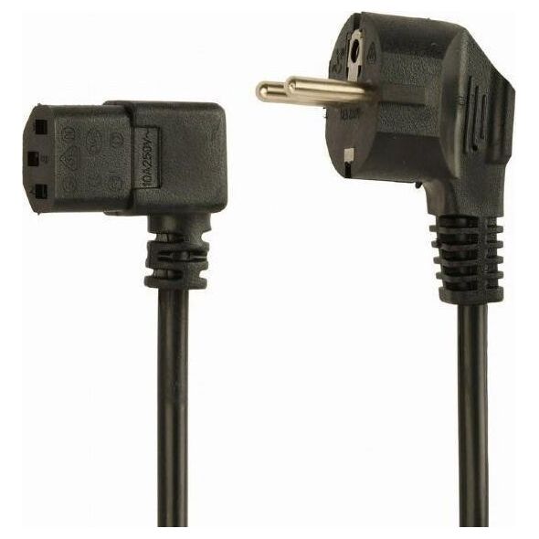 Kabel zasilający Gembird Kabel zasilający komputerowy, kątowy z certyfikatem VDE Gembird (1,5 m)