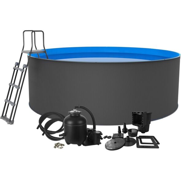 Swim & Fun Santorini Pool XL Στρογγυλή Ø360 x 120 cm 13801514 5704840000000