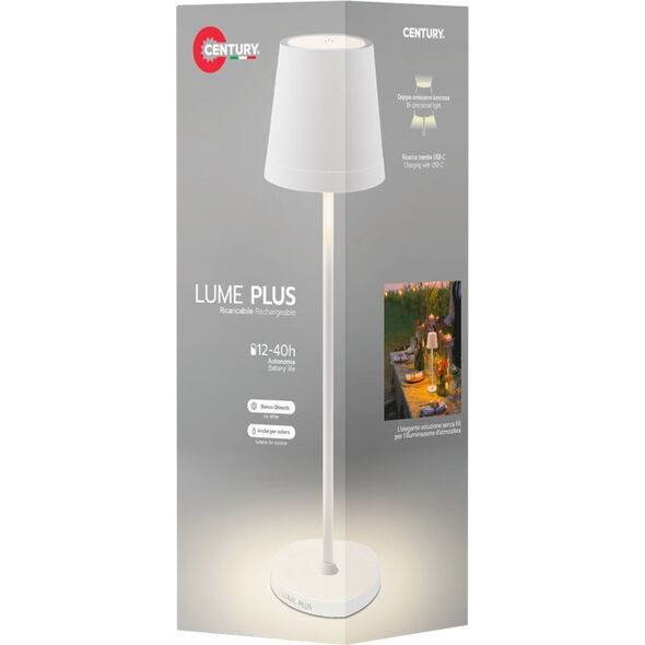 Λάμπα LED Century Century LUME Plus λευκό 2,2W 2700K Διαμ. 14265245 9090171019049