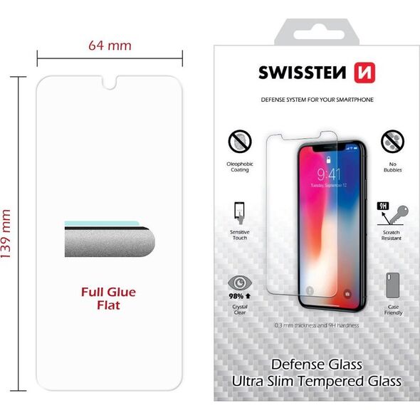 Swissten Tempered Glass για iPhone 15 Plus RE 2.5D 14283490 8595217483415