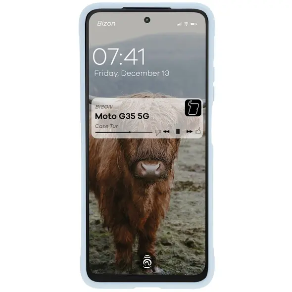 Bizon Case Tur Motorola Moto G35 5G light blue