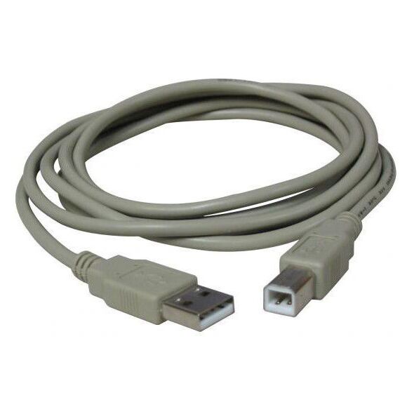 Kabel USB Logo USB-A - 1.8 m Szary (7946)