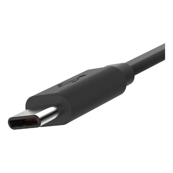 Kabel USB Logo USB-A - USB-C 1 m Czarny