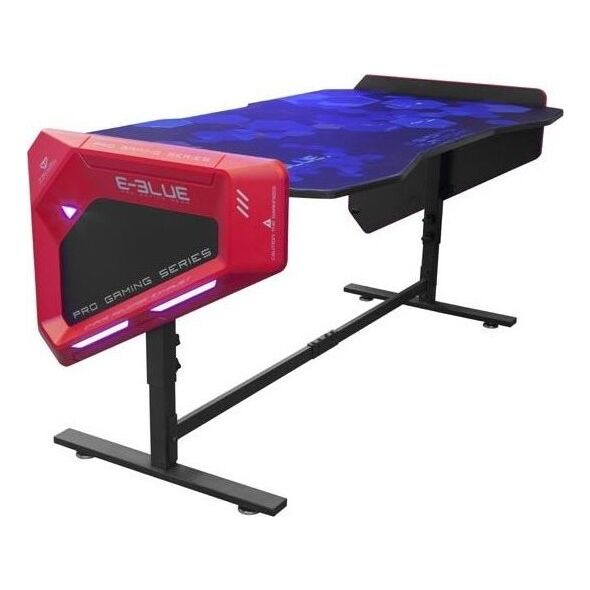 Biurko E-Blue EGT003 Niebieskie 165 cmx88 cm