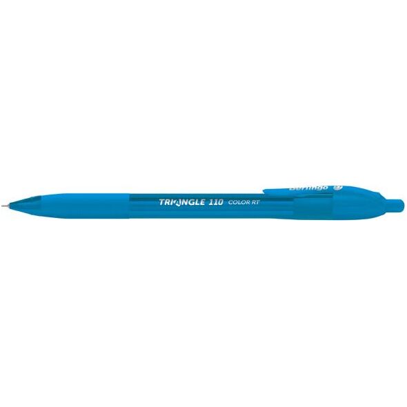 Berlingo Berlingo, pióro kulkowe, niebieskie, 12szt, 0.7mm, Triangle 110 RT color