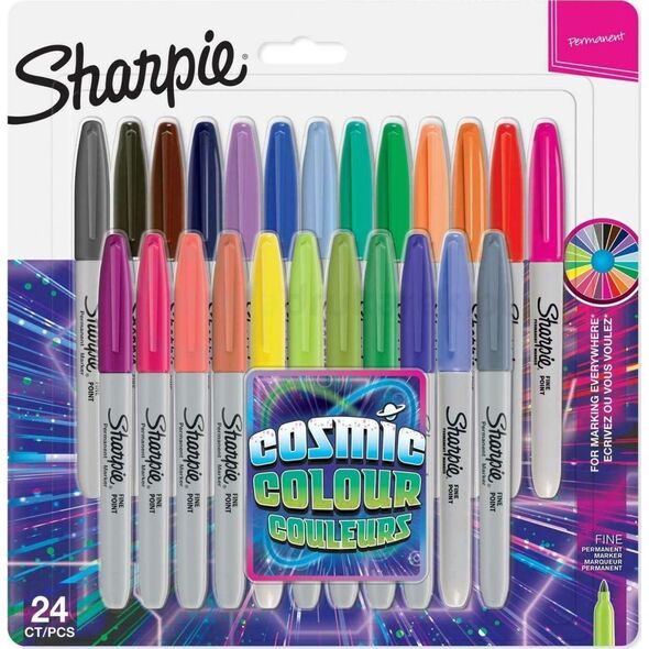 Sharpie Sharpie Marker Fein Rundspitze F 24er Cosmic Colours