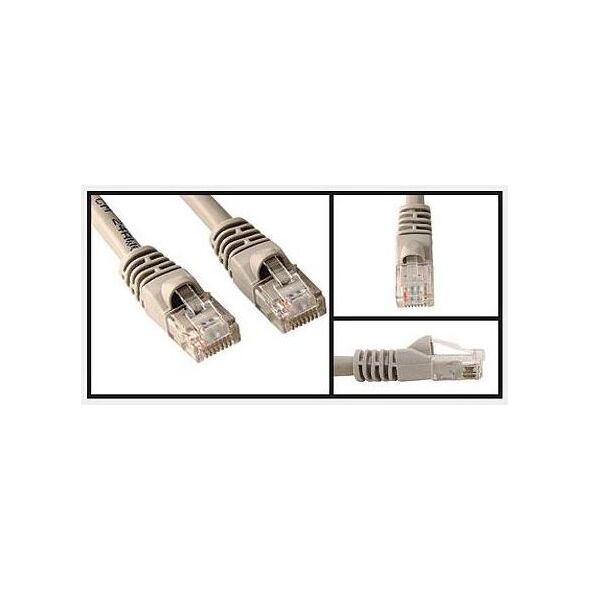 Logo Patchcord, UTP, Cat.5e, RJ45 M/5m, nieekranowany, szary