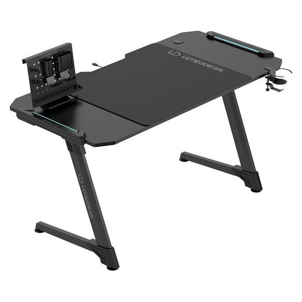 Biurko Ultradesk Space XXL V2 Czarne 144 cmx70 cm