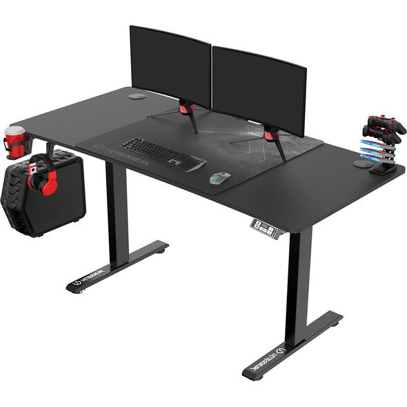 Biurko Ultradesk Level V2 Czarne 140 cmx68 cm