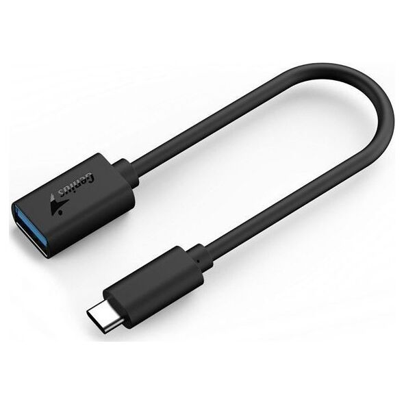 Adapter USB Genius USB redukcja, (3.0), USB C (M) - USB A F, czarna, Genius USB 3.0, do 5Gbps