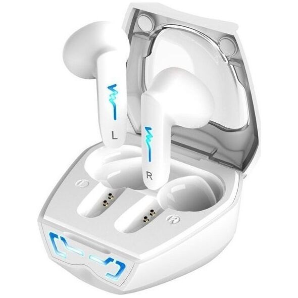 Mikrofon Genius Genius HS-M920BT, mikrofon, zmiana utworu, biała, 2.0, etui z ładowarką, sport typ USB-C
