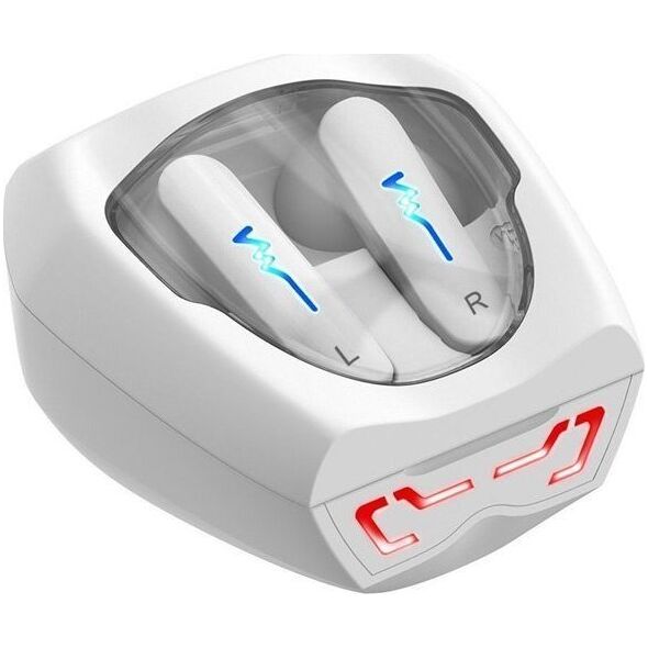Mikrofon Genius Genius HS-M920BT, mikrofon, zmiana utworu, biała, 2.0, etui z ładowarką, sport typ USB-C