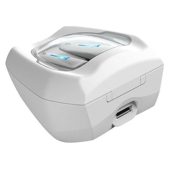 Mikrofon Genius Genius HS-M920BT, mikrofon, zmiana utworu, biała, 2.0, etui z ładowarką, sport typ USB-C