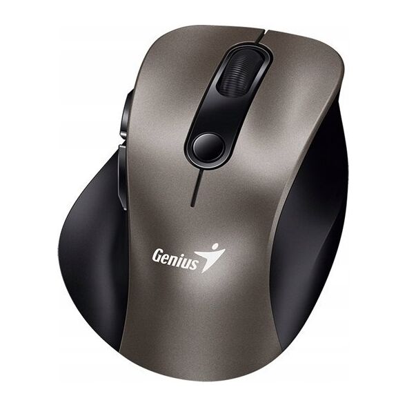 Mysz Genius Mysz bezprzewodowa Genius Ergo 9000S Mini Tytan Cichy klik Bluetooth 5.0 + 2,4GHz