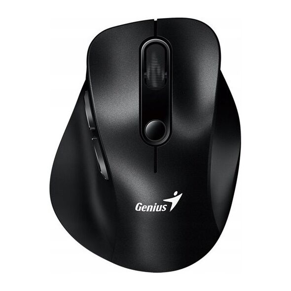 Mysz Genius Mysz bezprzewodowa Genius Ergo 9000S Mini Czarna Cichy klik Bluetooth 5.0 + 2,4GHz