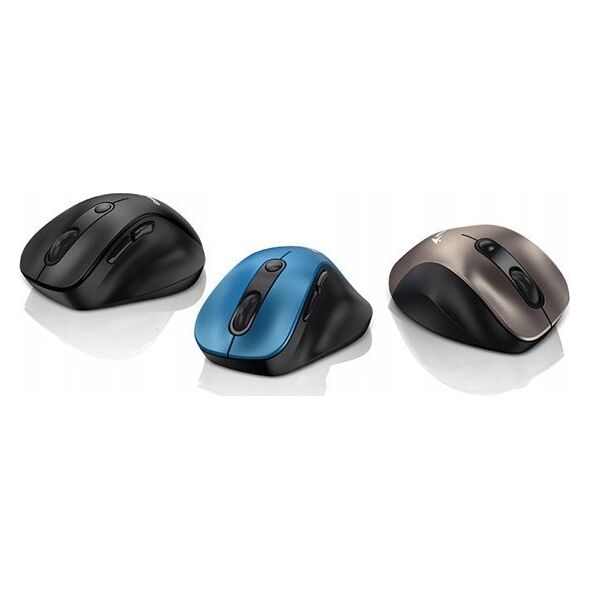 Mysz Genius Mysz bezprzewodowa Genius Ergo 9000S Mini Niebieska Cichy klik Bluetooth 5.0 + 2,4GHz