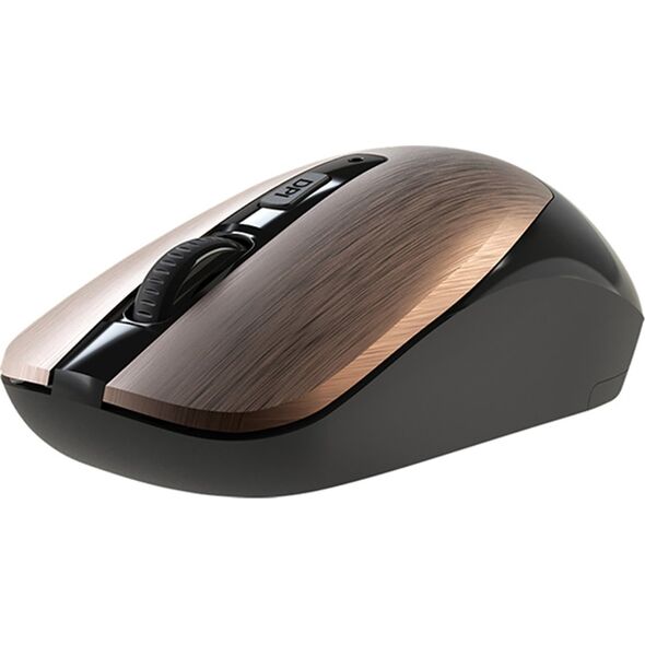 Mysz Defender Mysz bezprzewodowa Defender WAVE MM-995 optyczna bezklikowa silent 1600dpi brązowa