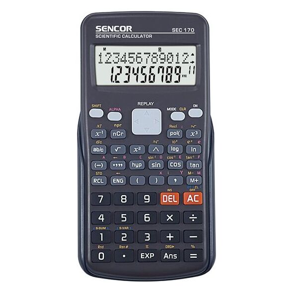 Kalkulator Sencor Sencor Kalkulator SEC 170, czarna, szkolny, 12 cyfr