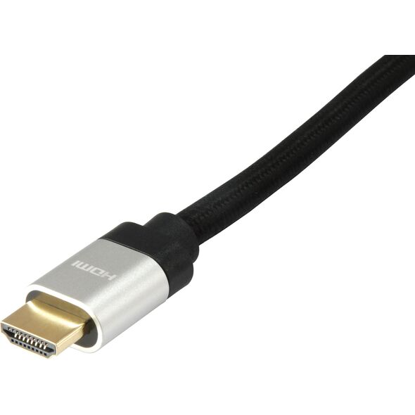 Kabel Equip Equip HDMI UHS E.Gewebe 2.1 A-A St/St  5.0m 8K60Hz HDR    sw