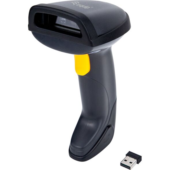 Czytnik kodów kreskowych Equip Equip Barcode Omni-Direktional Laser Kabel USB 1D2D  schwarz