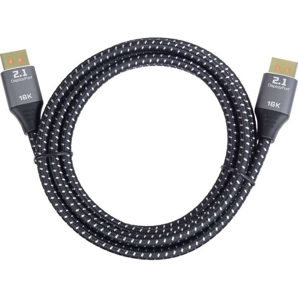Καλώδιο PREMIUMCORD DisplayPort 2.1, 16K@60Hz, 8K@120Hz, 1m 14440855 8592220026028