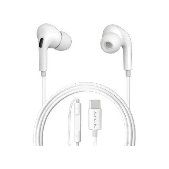 4smarts Słuchawki Melody Digital Basic    USB-C z przetwornikiem D/A biały/white 465590