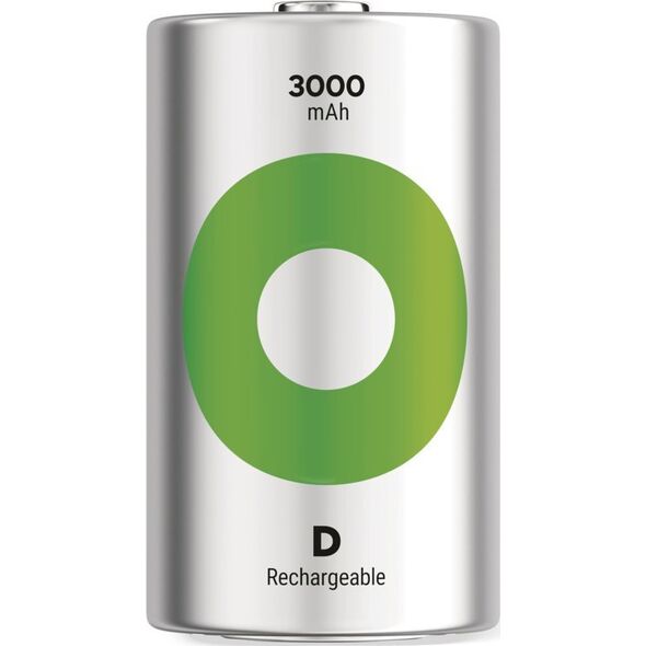 Akumulatorki, D (HR20), 1.2V, 3000 mAh, GP, kartonik, 2-pack, ReCyko