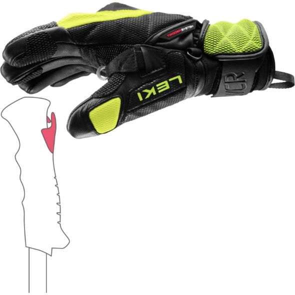 Leki LEKI GLOVES WCR Venom 3D Jr. 8.0 14176292 4028173341047