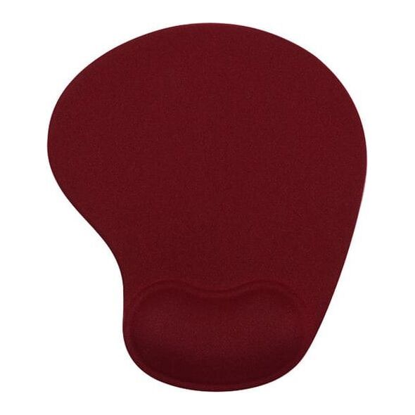 Podkładka Powerton Podkładka pod mysz, ergonomiczna, żelowa, mini, czerwone wino, Powerton