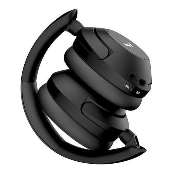 Genius HS-810BT słuchawki z mikrofonem, regulacja głośności, czarna, bluetooth