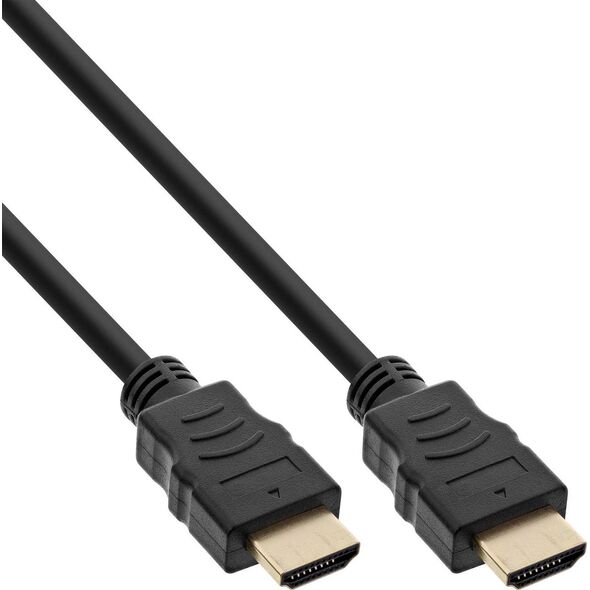 Καλώδιο InLine 30cs. Μαζική συσκευασία InLine® HDMI Καλώδιο υψηλής ταχύτητας με Ethernet αρσενικό σε αρσενικό επίχρυσο μαύρο 2m 14069937 4043718316014