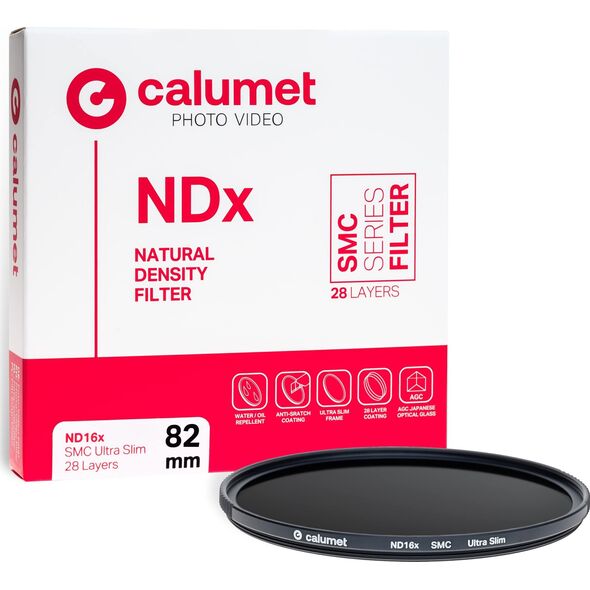 Calumet Filter Calumet ND16x SMC Filter 82 mm Ultra Slim 28 Layers 14071157 5903175625243