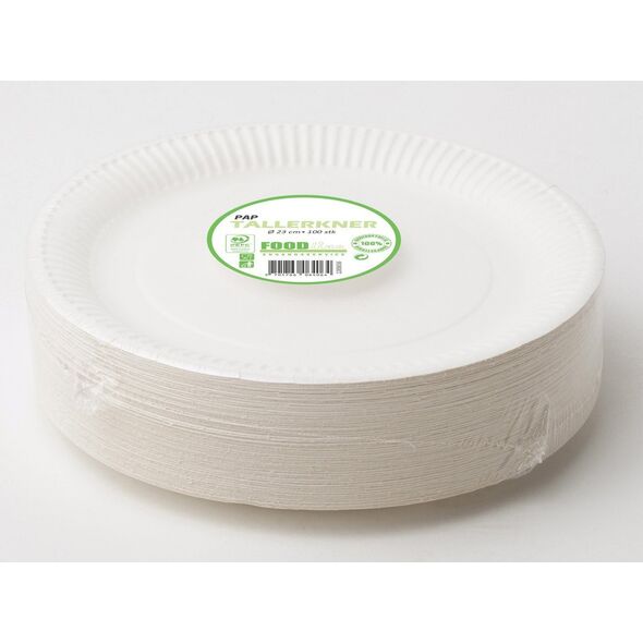 Esselte Tallerken middag pap Ø23cm 100 τεμάχια/συσκευασία - (100 τεμάχια) 14081247 5701766064064