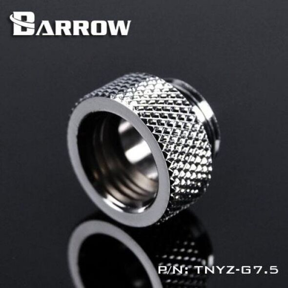 Barrow Barrow G1/4 Zoll Verlängerung gerade MF 7,5 - silber