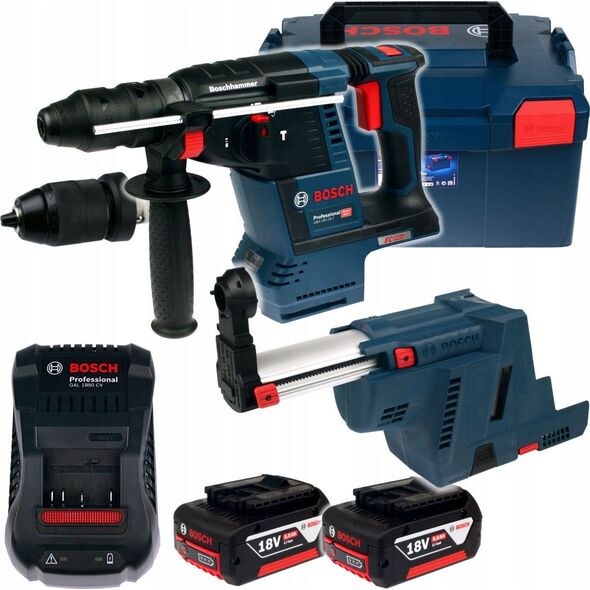 Σφυρό δράπανο Bosch BOSCH HAMMER SDS+ GBH 18V-26 F SOLO 2.6J + ΛΑΒΗ 13mm + ΔΙΣΚ. GDE 18V-16 LB 14158663 4053423256925