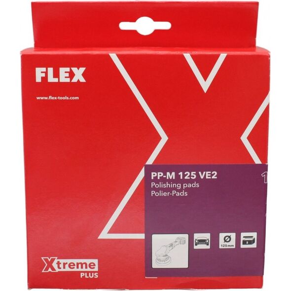 Flex Flex PP-M Medium 1-Step Polishing Disc 125 mm - 2-pack 14301145 4030293262430