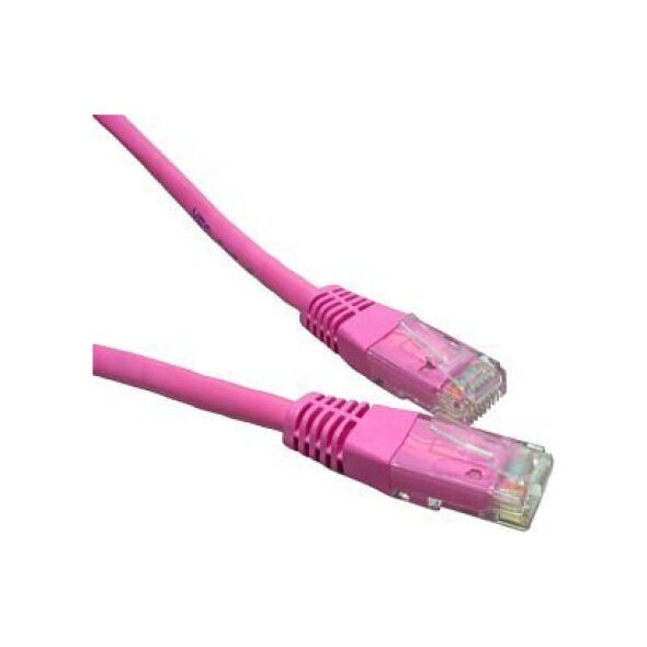 LOGON FTP Cat5e 5m kabel sieciowy Różowy