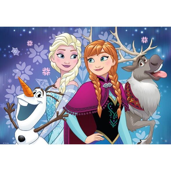 Ravensburger Puzzle 2x24 elementów Frozen - Zorza polarna
