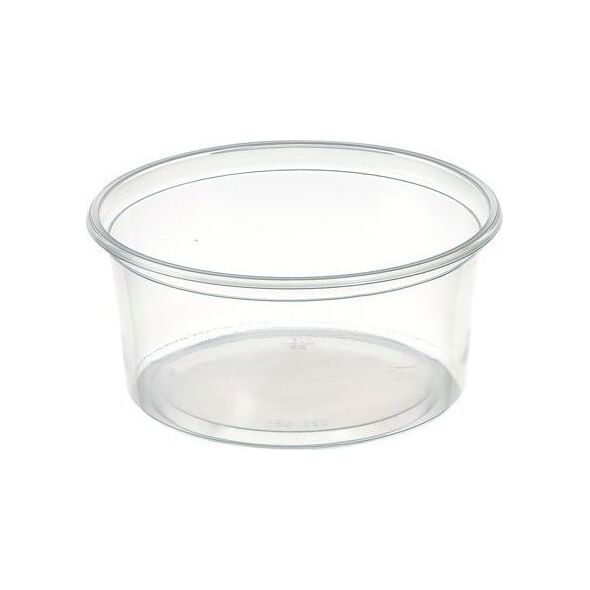 Salatbæger Delipack 250 ml Στρογγυλά PP Ημιδιαφανές, 20 pk x 50 stk/ct 14007203 7321031564235