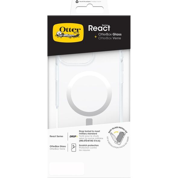 OtterBox OtterBox React MagSafe + Glass Apple iPhone 16 Pro Max καθαρό 14133961 840304774821