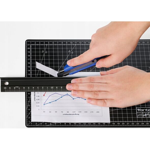 Dahle Schneidematte 22 x 30 cm schwarz VANTAGE Schneidematte A4 (74-10670-20142)