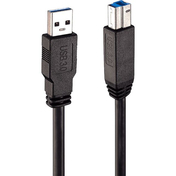 Kabel USB Lindy USB-A - 10 m Czarny (43098)