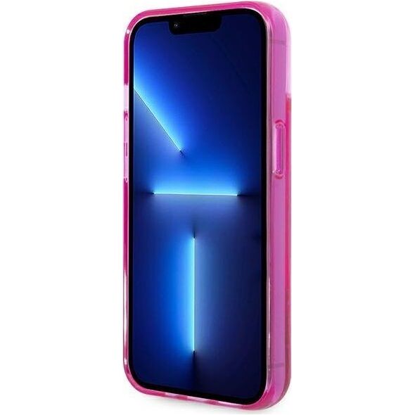 Karl Lagerfeld Karl Lagerfeld KLHCP14SLCKVF iPhone 14 6,1" różowy/pink hardcase Liquid Glitter Elong NoSize