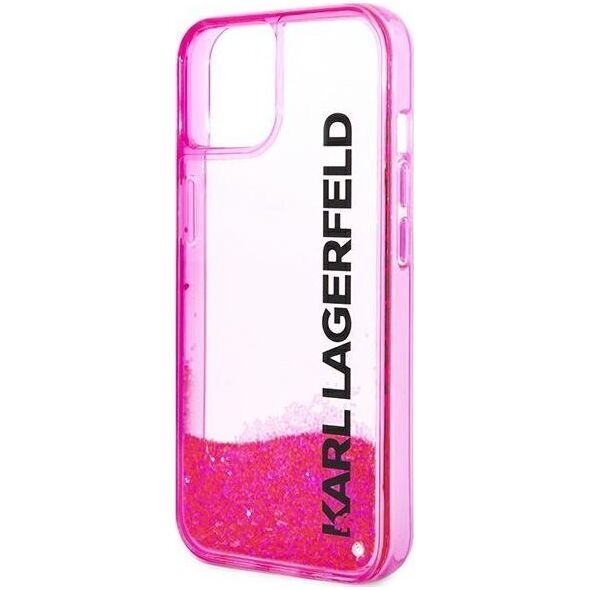 Karl Lagerfeld Karl Lagerfeld KLHCP14SLCKVF iPhone 14 6,1" różowy/pink hardcase Liquid Glitter Elong NoSize